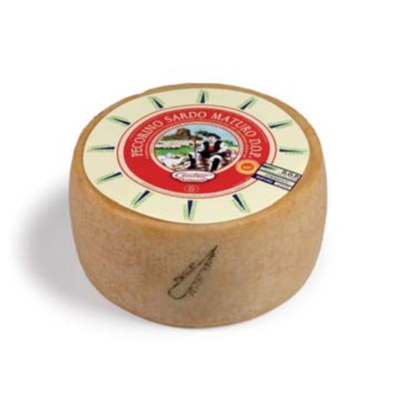Mature Sardinian Pecorino Romano DOP sheep cheese