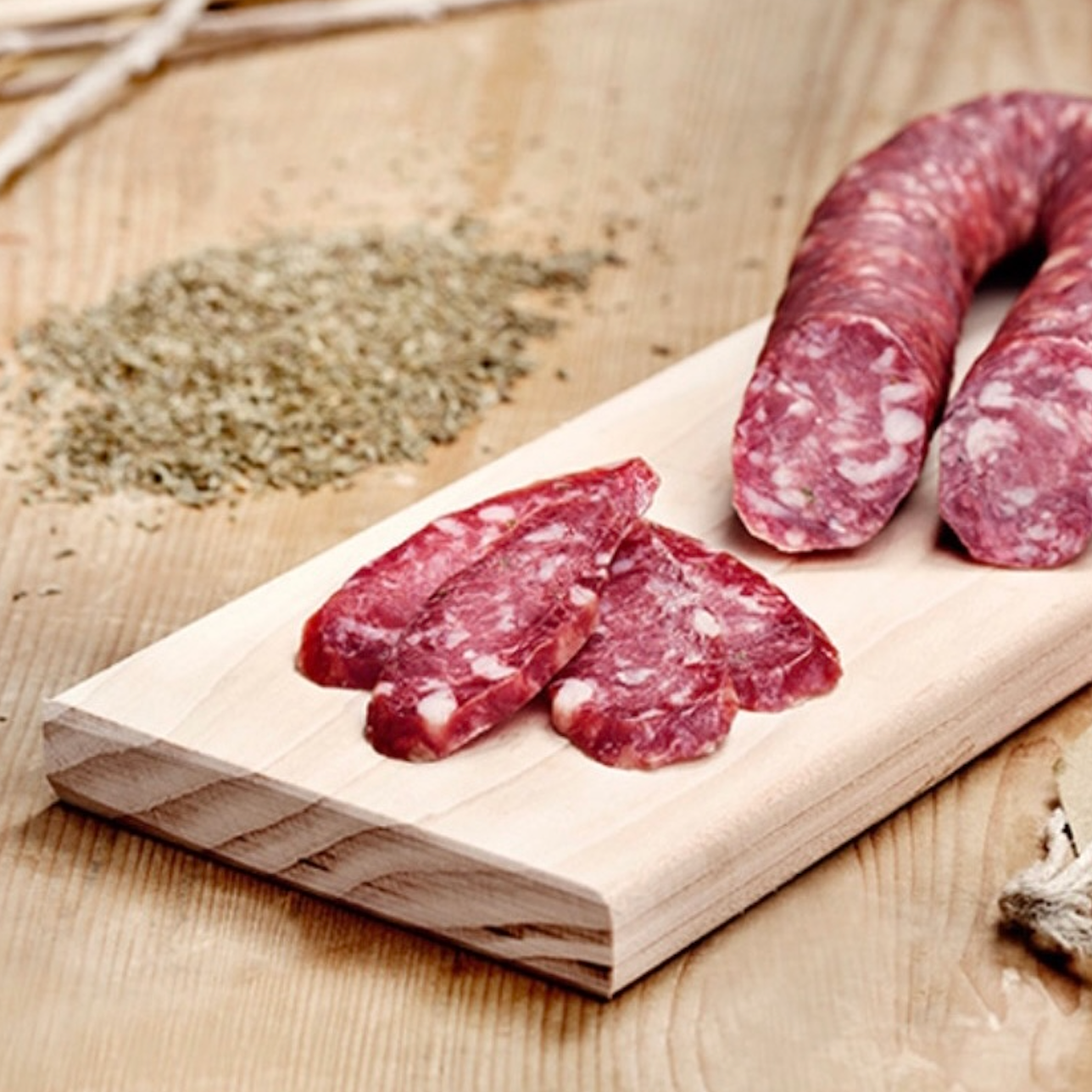 Sweet Curved Sausage Seasoned Salami