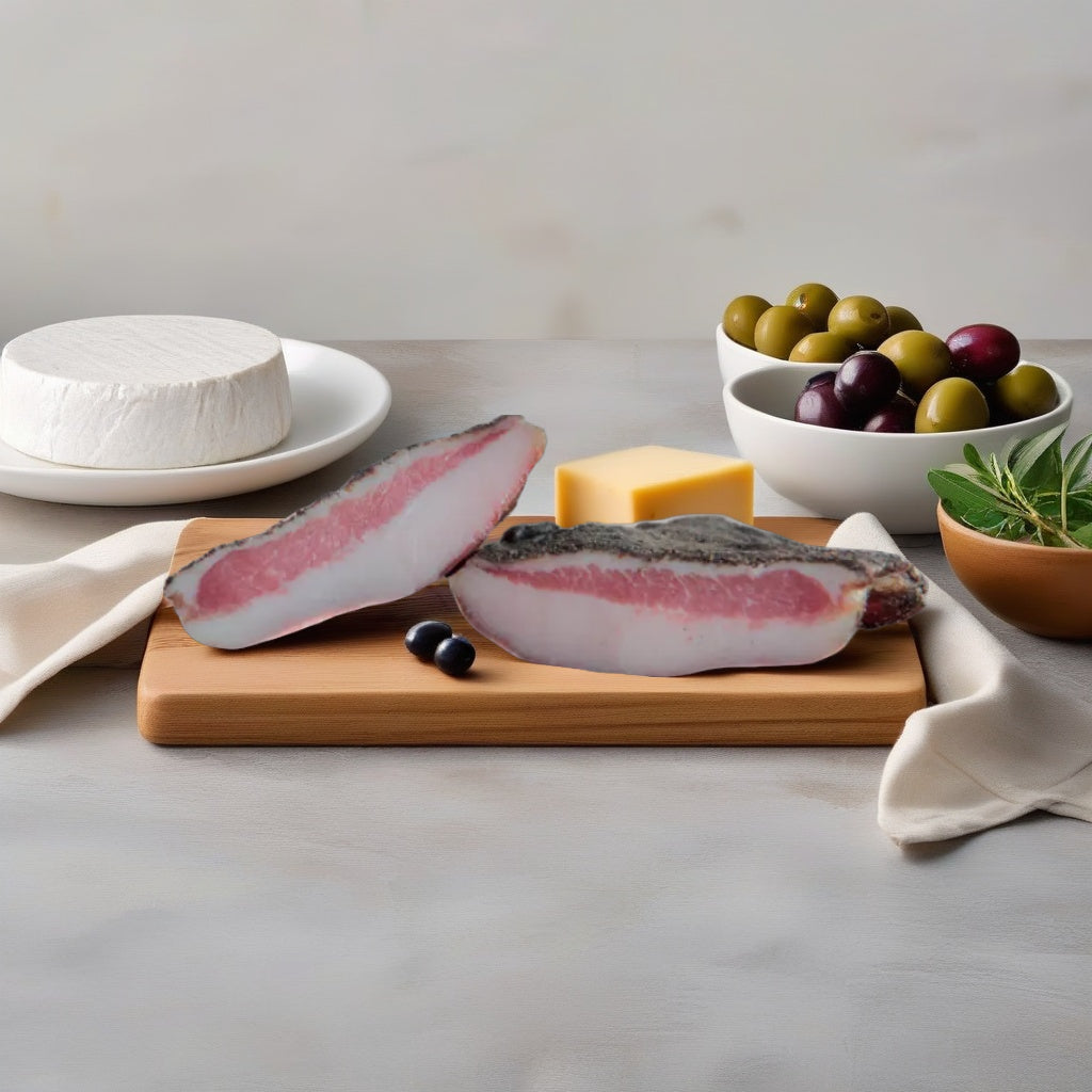 Guanciale Al Pepe Large Aged Salami