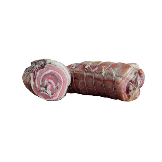 Rolled Bacon Large Aged Salami