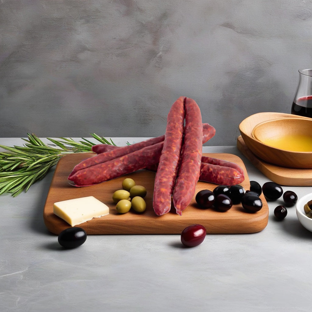 Homemade Spicy Sausage Seasoned Salami