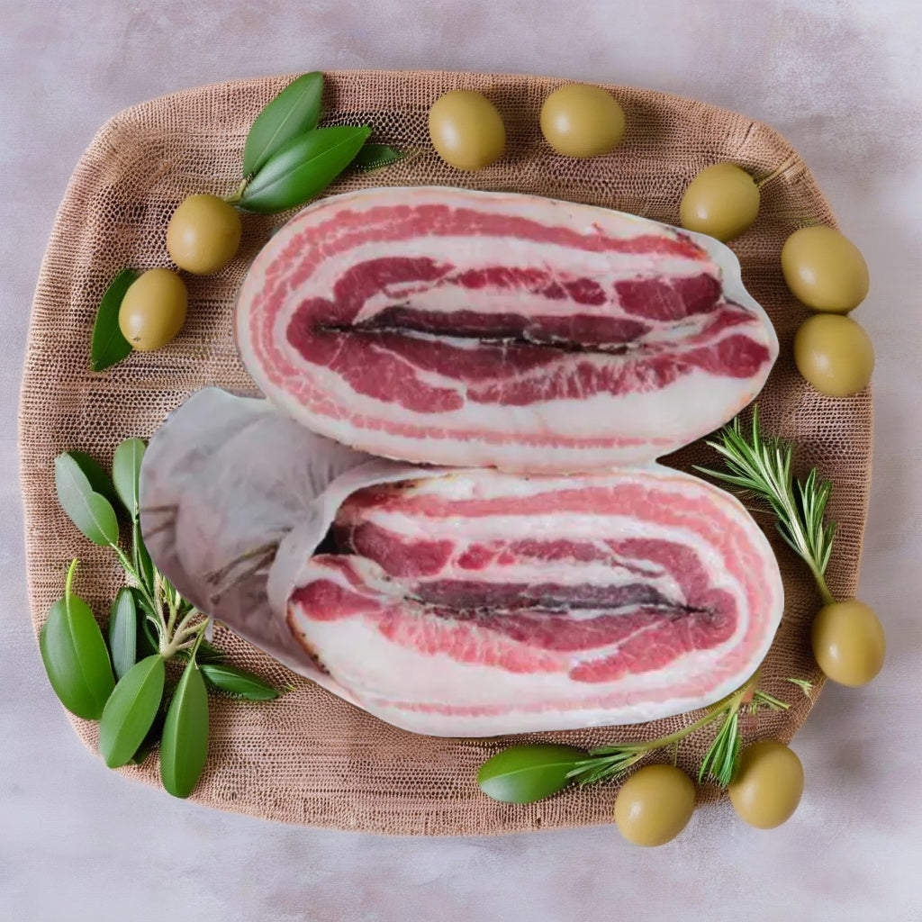 Rustic Pancetta Seasoned Salami