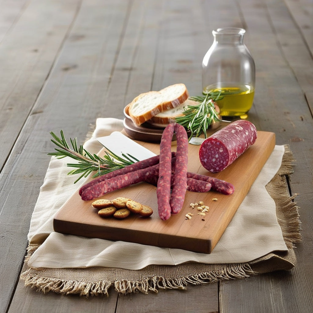 Homemade Sausage Sweet Cured Salami